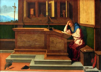 Saint Jerome in His Study